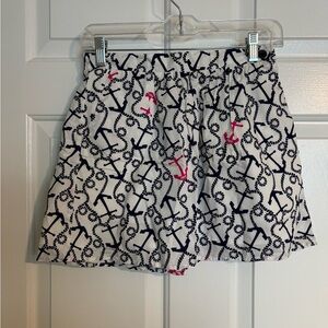 Lilly Pulitzer Anchor Pattern Skirt